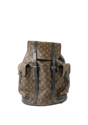 Louis Vuitton Pre-Owned MM Christopher monogram macassar backpack - Brown