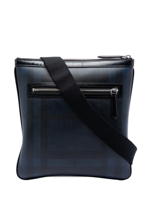 Burberry Pre-Owned 2000-2017 Smoke Check Coated Canvas Beckley crossbody bag - Blue