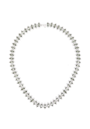 DARKAI Tennis marquise-cut crystal necklace - Silver