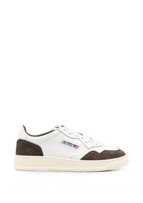 Autry Medalist panelled leather sneakers - White
