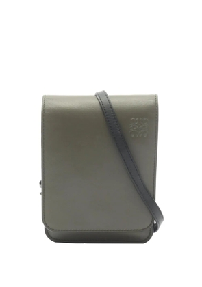Loewe Pre-Owned 2010-2026 Leather Gusset Phone Holder crossbody bag - Brown