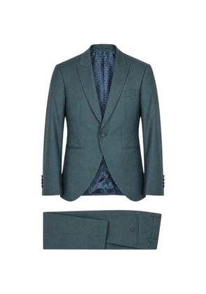 RAMON SANJURJO peak-lapel single-breasted suit - Green