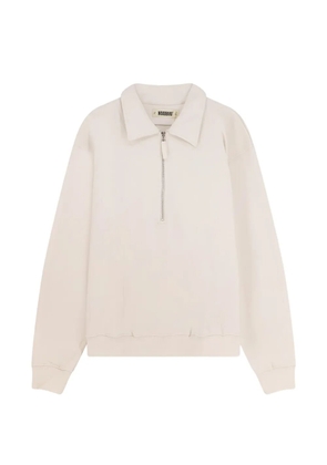 Woodbird half-zip cotton sweater - Neutrals