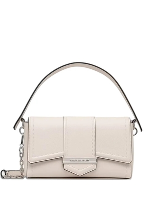 Karl Lagerfeld medium K/Nova logo-plaque shoulder bag - Neutrals