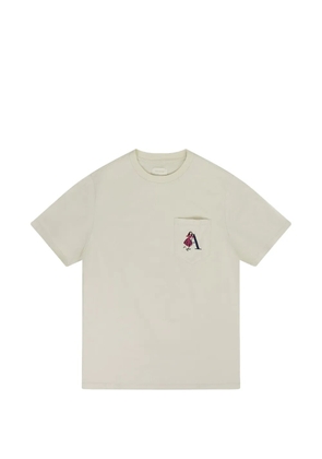 Aimé Leon Dore Seasonal Citrus embroidered-pocket T-shirt - Neutrals