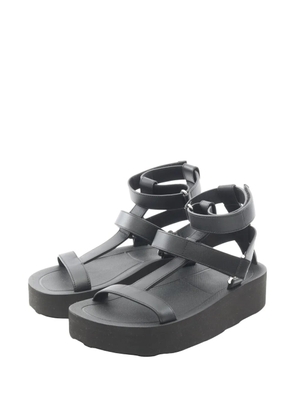 Hermès Pre-Owned Enid buckle sandals - Black