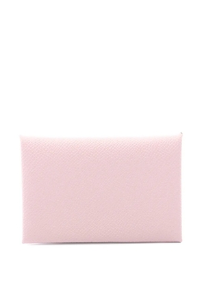 Hermès Pre-Owned 2025 Calvi card holder - Pink
