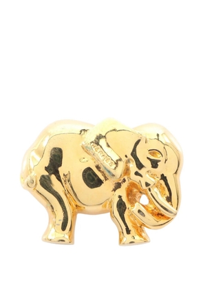 Hermès Pre-Owned 2000s elephant brooch - Gold