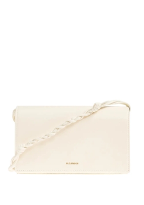 Jil Sander braided-strap leather wallet - Neutrals