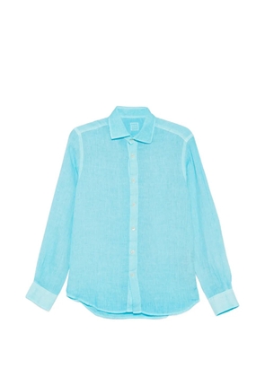 120% Lino long-sleeve shirt - Blue