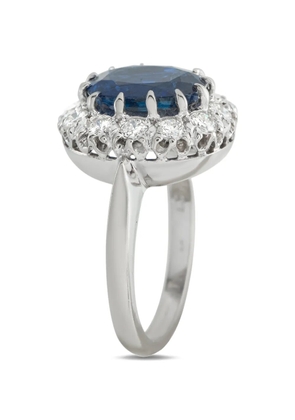 LB Exclusive sapphire and diamond ring - Silver