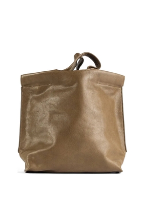bea mombaers S Shopper Matte leather tote bag - Green