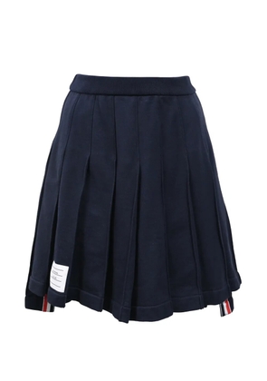 Thom Browne Classic Loopback pleated skirt - Blue