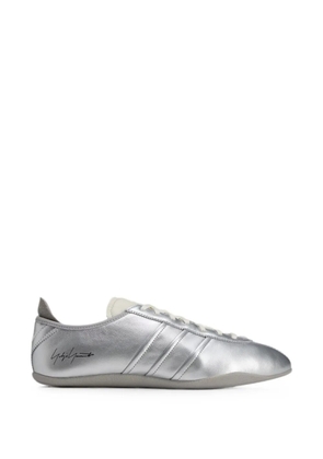 adidas Y-3 Tokyo metallic-leather sneakers - Silver