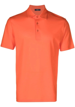 Herno short-sleeved polo shirt - Orange