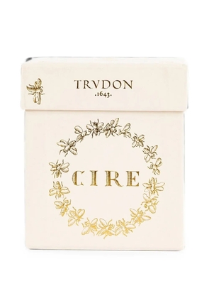 TRUDON Cire logo-crest candle - Brown