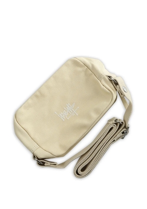 Stüssy logo-embroidered shoulder bag - Neutrals