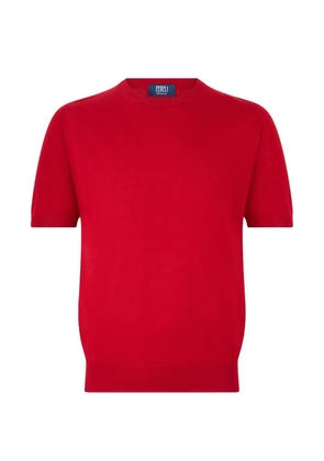 Fedeli crew-neck T-shirt - Red