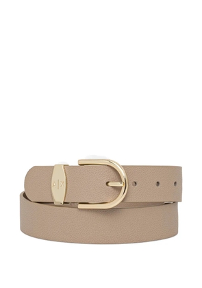 Armani Exchange logo-detail belt - Brown