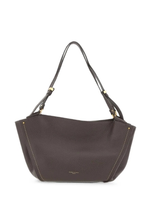 GIANNI CHIARINI large Bloom leather shoulder bag - Grey