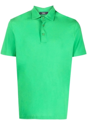 Herno button-placket polo shirt - Green