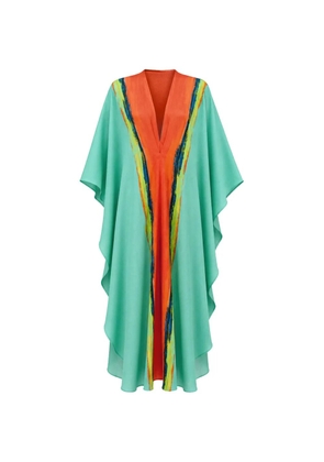 Silvia Tcherassi Nidia stripe-print tunic midi dress - Green