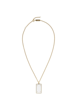 Maison Margiela Four Stitches pendant necklace - Gold