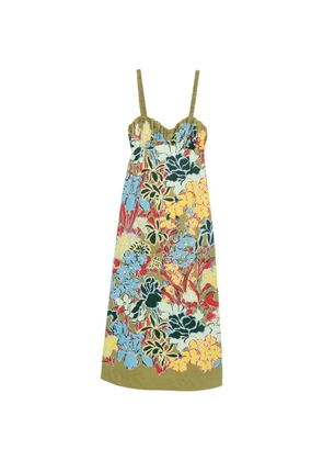 ALEMAIS Solstice floral-print midi dress - Green
