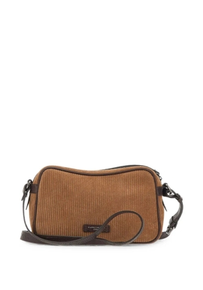 GIANNI CHIARINI Cora ribbed shoulder bag - Brown