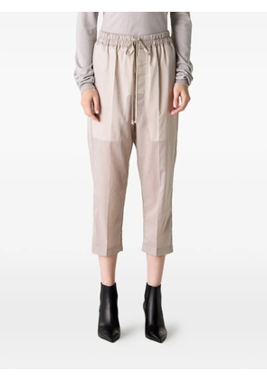 Rick Owens Astaires cropped drawstring trousers - Neutrals