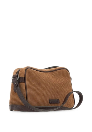 GIANNI CHIARINI Cora ribbed shoulder bag - Brown
