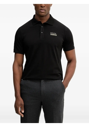 Karl Lagerfeld logo polo shirt - Black