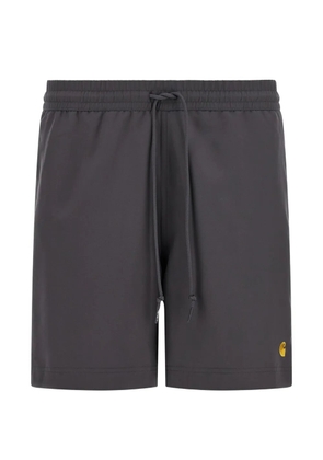 Carhartt WIP Chase logo-embroidered swim shorts - Grey
