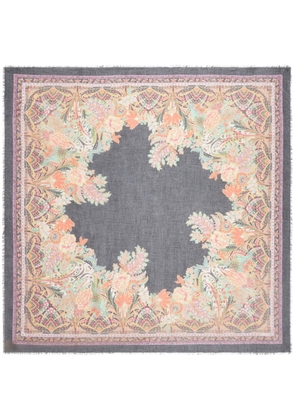 ETRO paisley-print square scarf - Pink