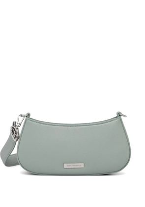 Karl Lagerfeld logo-plaque shoulder bag - Green