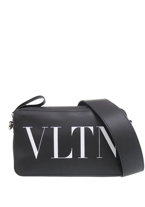 Valentino Garavani Pre-Owned 2018-2026 Leather VLTN crossbody bag - Black