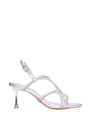 Albano Vanity metallic-finish sandals - Silver