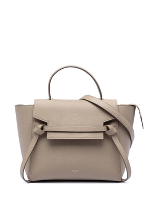 Celine Pre-Owned 2021 Micro Grained Calfskin Belt Bag satchel - Neutrals