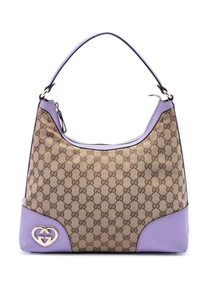 Gucci Pre-Owned 2016-2026 Medium GG Canvas Lovely shoulder bag - Purple