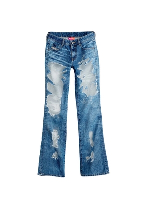 Diesel x Tinder 1969 D-Ebbey distressed-effect jeans - Blue