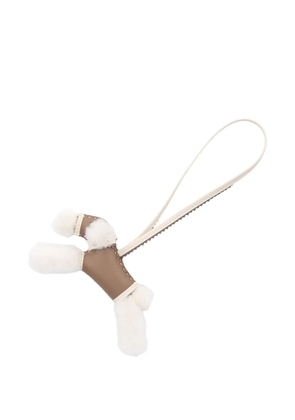 Hermès Pre-Owned 2026 Buddy sheepskin bag charm - Brown