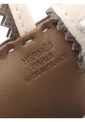 Hermès Pre-Owned 2026 Buddy sheepskin bag charm - Brown
