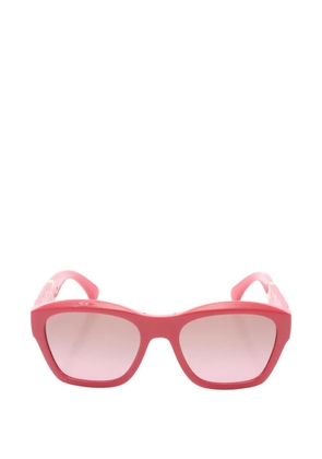 CHANEL Pre-Owned 1986-1988 square-frame sunglasses - Pink