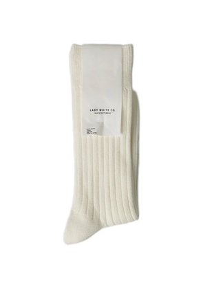 Lady White Co. ribbed-knit socks - Neutrals