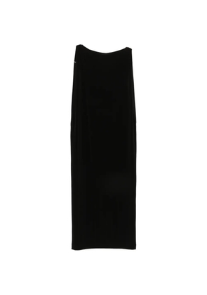 Issey Miyake sleeveless boat-neck midi dress - Black