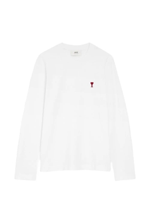 AMI Paris Ami de Cœur long-sleeve T-shirt - White