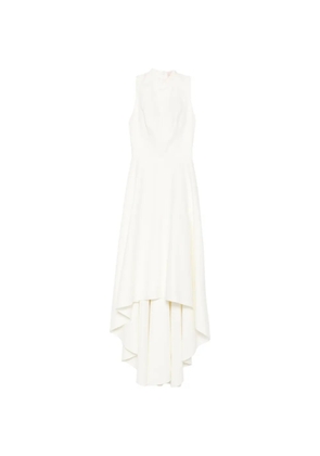Leen Mougrhabi Fleur bow-detail A-line maxi dress - White