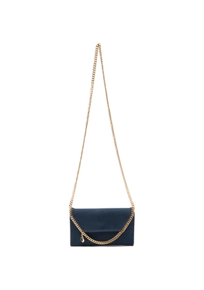 Stella McCartney Falabella chain-trim crossbody bag - Blue