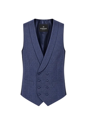 Franks double-breasted waistcoat - Blue
