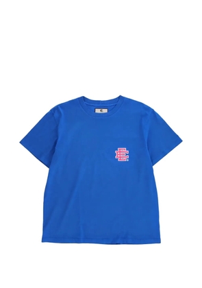 ERIC EMANUEL logo-print T-shirt - Blue